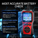 LinkMejor KW330 OBDII EOBD CAN Engine Code Reader 2.8-inch TFT Screen Battery Test Multi-language Car Diagnostic Tool OBD2 Scanner
