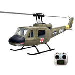 LinkMejor 450 Class UH-1D 2.4G 11CH GPS Stabilized Scale Flybarless RC Helicopter RTF With X1 Flight Controller