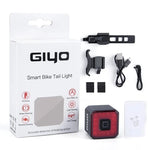 LinkMejor Smart Bike Taillight 350mAh Battery Waterproof 6 Light modes 26g Lightweight Mini Bicycle Back Light