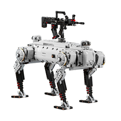 96009 12GO Modern Military Static Version Unmanned Mechanical Dog Robot Toys Educational Building Block 1613PCS Assembly Kit Brick Kids Birthday Gifts