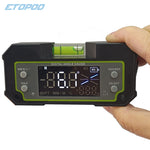 LinkMejor Bluetooth Digital Level Inclinometer LCD Dual-axis Electronic Protractor Angle Triangle Ruler Meter Measurment Gauge Finder
