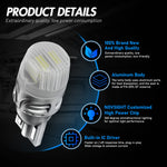 LinkMejor SL9 Series T10 DC9V-18V 400LM Car Signal Light Turn Signal Brake Light Reversing Light 2835 SMD Chips