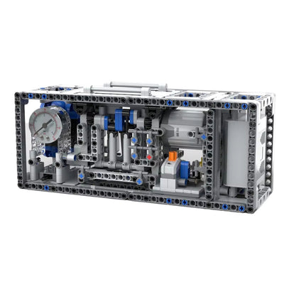 LinkMejor 73513 Air Compressor Pneumatics Series Pneumatic Tubes Airtank DIY LinkMejor Model Building Block Brick Assembly Kit Kids Christmas Gift