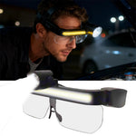 LinkMejor Safety Glasses Light USB Charging Multi-Function Full-View Large Floodlight For Outdoor Cycling Fishing Camping LinkMejor Headlight