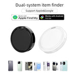 Location Tracking and Anti-loss Device Dual Sysytem Item Finder Ultra-Light GPS Tracker IP67 Waterproof Compatible with ios Android App Control for Keys Luggage Pets Finders