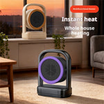 Tevorex 500W Portable Space Heater with Adjustable Temperature, Dual Heating Modes, Energy-Saving Design & Overheat Protection for Home & Office