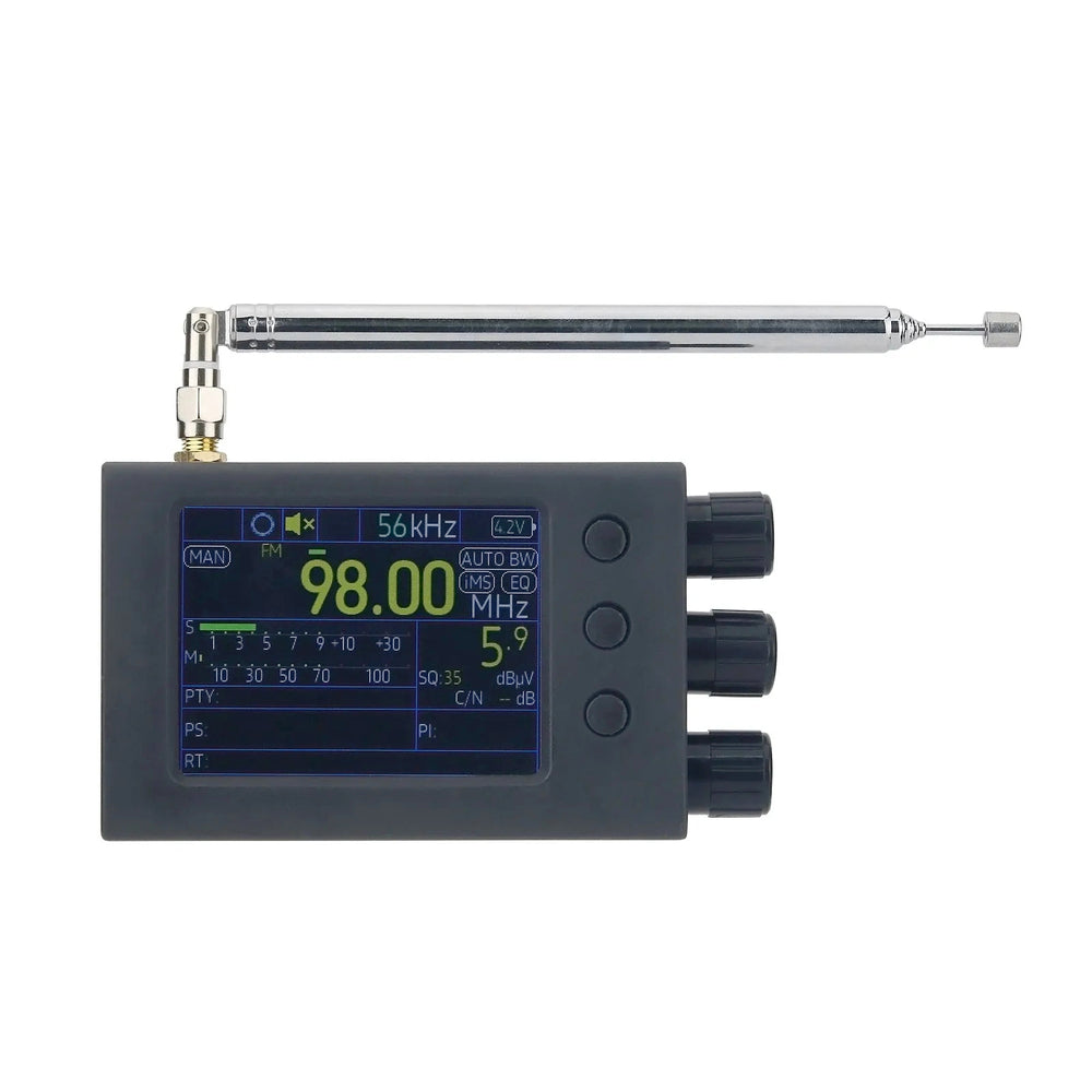 TEF6686 64-108MHZ Portable Full Band Radio Receiver AM/FM/SW/MW/LW/RDS with 2.8 inch Screen