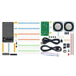 DIY Bluetooth Speaker Kit WK-56-90 LED Music Spectrum 3W Dual Channel MH-M18 Amplifier Acrylic Housing DC5V Soldering Practice Portable Wireless Audio System