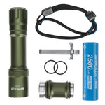 Astrolux® ED01 175° Floodlight Flashlight With 18650 Battery 1287LM 451M Long Range RGB AUX Light Design TYPE-C Fast Charging Power by 18650/ 18350 Battery LED Light EDC Torch with Two-way Clip
