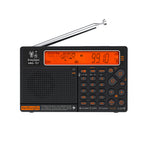 HanRongDa HRD-757 W3 Portable Multi Band Radio with LED Flashlight and SOS Alarm bluetooth Media Player Support TF Card APP Control Emergency Radios