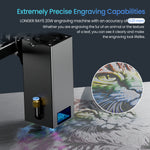 [EU/US Direct]LONGER RAY5 20W Laser Engraver Cutter Newly Upgraded Version 24000mm/min Engraving Speed Fixed Focus 400x365mm Working Area+ Longer RAY5 Extension Kit