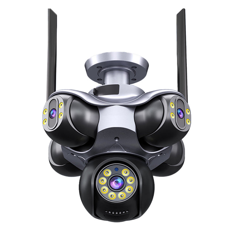 C50 5 PTZ 5 Screen Security Camera 20MP HD WiFi Full Color Night Vision Motion Tracking Two Way Audio Waterproof Outdoors Smart Surveillance Cameras