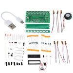 STC89C52 Electronic Harp Interactive Sound Generation High Bass Switch Illuminated Strings Precision Sensor Technology 7 Strings 5V Power Supply