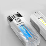 Rechargeable Flashlight 3 LED High Power Waterproof Lightweight Outdoor Emergency Work Light for Camping Cycling
