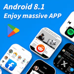 LOKMAT APPLLP 4 MAX 4G Android Smart Watch Phone 2.02 inch HD Screen GPS WIFI Heart Rate SpO2 Monitor Sleep Monitoring Multi-sport Modes Music Playback SOS Dual Camera