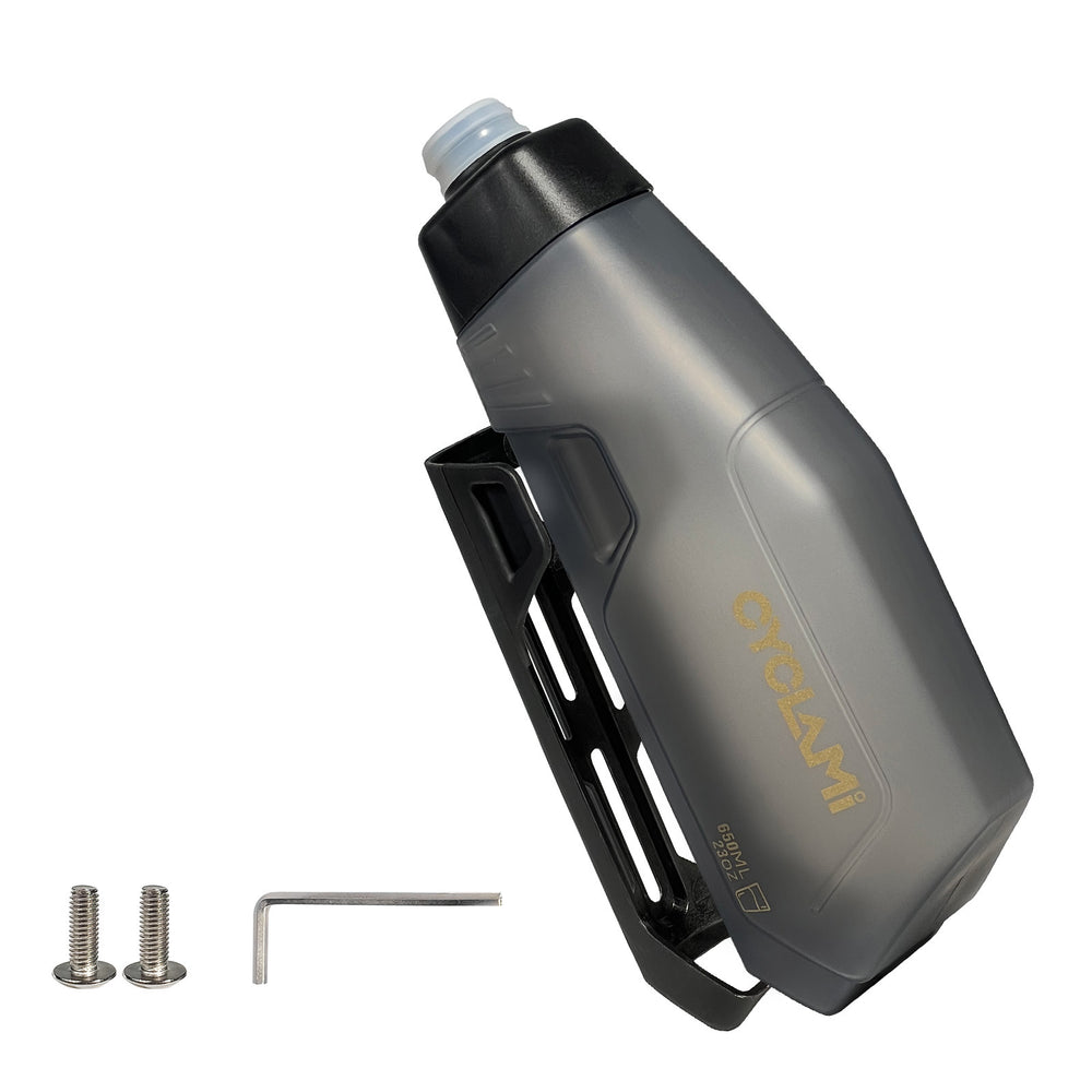 LinkMejor Bicycle 650ml Aerodynamic Water Bottle Bracket Set Bike Water Bottle MTB Road Frame Down Tube Riding Water Kettle