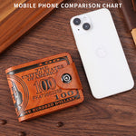 Men's PU Leather Wallet With Fashion Embossed Dollar Design, Business Casual Card Holder Case Coin Purse for Men Bifold Buckle Multi-card Wallet