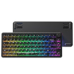 LinkMejor FC75PRO Tri-mode Mechanical Keyboard 80-Keys Gasket Mount RGB Backlit Low Latency HiFi Sound Wireless Gaming Keyboards