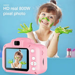 Children Camera X2 Waterproof 1080P HD Video Camera 2 Inch Display Kids Cartoon Cute Outdoor SLR Camera Toy