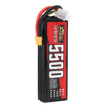 LinkMejor 14.8V 5500mAh 100C 4S 81.4Wh LiPo Battery XT60 Plug for RC FPV Racing Drone Airplane Helicopter Quadcopter
