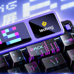 LinkMejor AMG65 Custom Mechanical Keyboard With TFT LED Screen 67 Keys Triple Mode Wireless/bluetooth/Wired Gasket Structure Hot Swappable RGB Gaming Keyboard with 8000mAh Battery