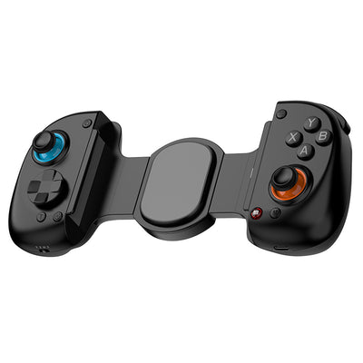 D8+ Mobile Game Stretching Controller Wired bluetooth Gamepad with Hall Joystick and Hall Trigger 6-Axis Gyro Vibration Trubo Function for Switch Android iOS PC Universal Adjustable Phone Gamepad