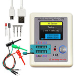 LCR-TC1 Multifunction Transistor Tester Full Color LCD Screen Automatic Component Infrared Decoder Rechargeable Portable Electronics Testing