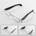 Pocket Folding Reading Glasses with Case Portable Anti-Blue Light Presbyopia Glasses Elderly Eyewear Eyeglasses