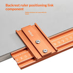 Imbot Wood Cross-backer Ruler 90° Corner Plate Precision Aluminum Alloy Woodworking Cutting Guide Positioning Tool