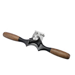 Concave Bottom Spokeshave Woodworking Hand Plane with 40mm Steel Blade and Dual Adjustment Screws Precision Curved Surface Trimming Tool Ductile Cast Iron Body Wood Carving Spokeshave for Chair Legs and Round Dowels