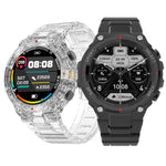 LinkMejor DT5 Sport 1.45inch HD Screen GPS Compass bluetooth Call Heart Rate Blood Pressure Blood Oxygen Monitor Sleep Monitoring Multi-sport Modes Music Playback IP68 Waterproof Smart Watch