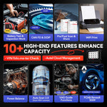 Autel Maxisys MS906 Pro-TS Diagnostic Tool 10 Android 8-Inch Screen 16MP Camera CAN FD DoIP TPMS Solution 3000+ Active Tests 36+ Reset Functions