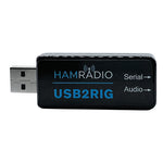 USB2RIG Radio USB Sound Card Connector for KENWOODs/YAESU/ICOM Business Radio Support TTL/232/CIV