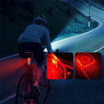LinkMejor Smart Monitoring Warning Bicycle Taillight High Lumen Waterproof Bike Sensor Rear Light for MTB Road Cycling Safety