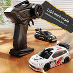 LinkMejor 8673 RTR 1/64 2.4G Mini Drift RC Car Race LED Light Remote Control High-Speed Motor On-Road Racing Vehicles Models Boys Gifts Desktop Toys