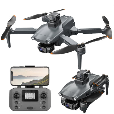 LinkMejor L600 PRO GPS 5G WiFi FPV with 4K ESC HD Dual Camera 360° Obstacle Avoidance Optical Flow Positioning Brushless Foldable RC Drone Quadcopter RTF