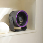 4000mAh Air Circulation Silent Fan Portable Air Circulator Fan 3 Speed Adjustment Battery Operated Fan Personal Table Fan for Home Office Bedroom