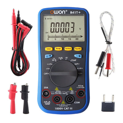 LinkMejor B41T+ 4 1/2 Digital Multimeter With Bluetooth True RMS Tester Meter 3 in 1 Datalogger + Multimeter + Temperature Meter