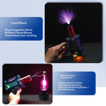 Handheld Tesla Coil PRO High Voltage Arc Generator 9-12.6V Power Compact Design Electromagnetic Shielding Test