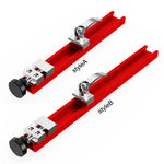 1pcs Adjustable Circular Saw Guide Rail Aluminum Alloy Cutting Track With Two-Way Locking Clamp One-Button Positioning Tool For Woodworking Engraving