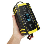 iMars 12V 24V 8A 4A Touch Screen Pulse Repair LCD Battery Charger For Car Motorcycle Lead Acid Battery Agm Gel Wet