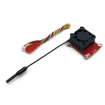 LinkMejor 5.8GHz 48CH 2W 30mm*30mm FPV Transmitter VTX Module Ultra-high Power 2000MW Built-in Microphone Support OSD for Fixed Wing FPV Drone Long Rang