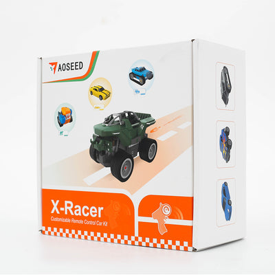 LinkMejor X-Racer Toy Creation Kit 330 Pieces Fit for X-Maker 3D Printed Remote Control Car Assembly STEM Educational DIY Fun