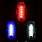 LinkMejor High Brightness Mini Bicycle Taillight 150mAH USB Charging Waterproof 3 Modes Bike Rear Light for Night Riding Safety Warning