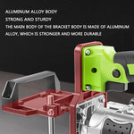 Woodworking Slotting Machine Bracket Wood Trimming Machine Bracket Aluminum Alloy Wood Trimmer Router Support