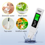 High Accuracy TDS Meter Digital Water Tester 0-9990ppm TDS EC LCD Water Purity PPM Aquarium Filter