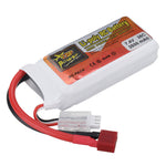LinkMejor 7.4V 2500mAh 35C 2S LiPo Battery T Deans Plug for RC Drone