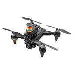 LinkMejor K22 MAX One-Key Launch Flying Disk WiFi FPV with HD Dual Camera Servo Gimbal Colorful LED Light Brushless Foldable RC Drone Quadcopter RTF