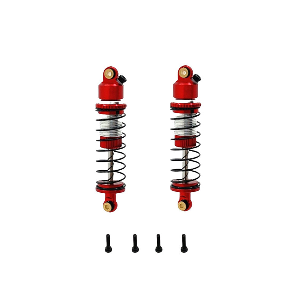 2PCS Upgraded Metal Oil Filled Front Rear Shock Absorber Dampers for Wltoys 244016 LOSI Micro-B 1/24 RC Cars Vehicles Models Spare Parts