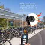 LinkMejor 110dB Bicycle Anti-theft Alarm Lock Wireless Control 70m Range 180 Days Standby USB Rechargeable Waterproof Vibration Alarm for Electric Scooter Bicycle Motorcycle Security Device
